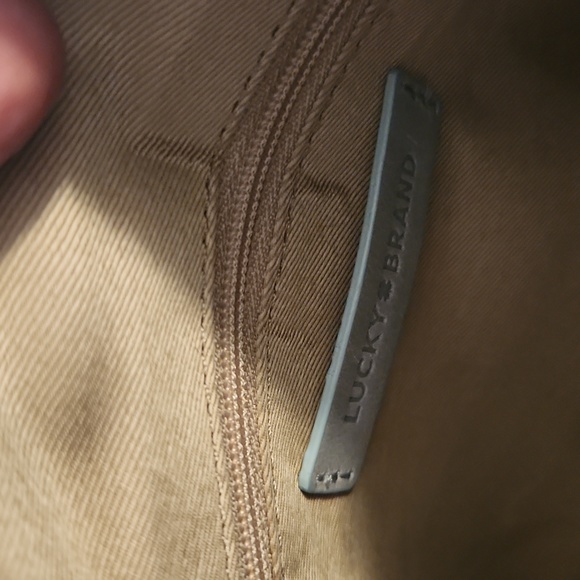 Lucky brand light blue leather cross body excellent condition - Picture 3 of 4